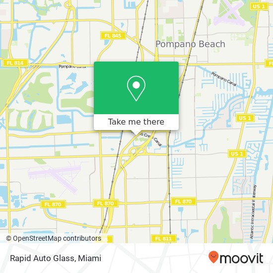 Rapid Auto Glass map