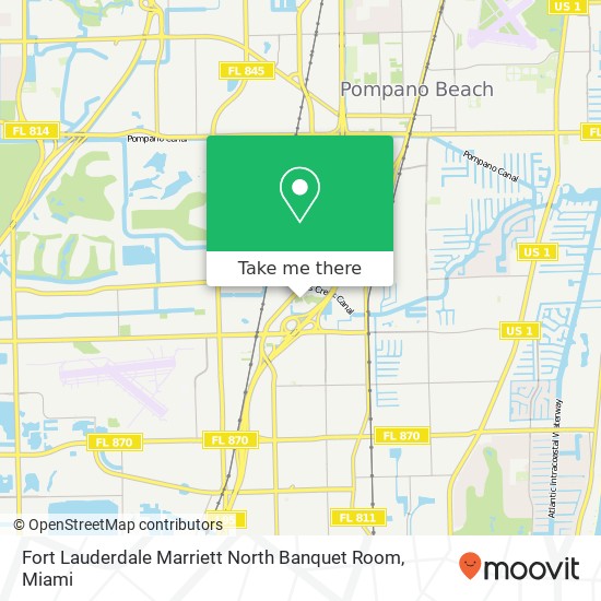 Mapa de Fort Lauderdale Marriett North Banquet Room