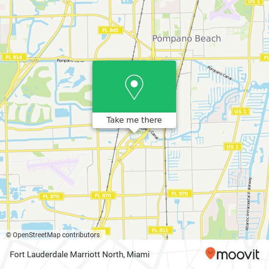 Mapa de Fort Lauderdale Marriott North