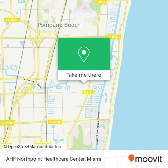 AHF Northpoint Healthcare Center map