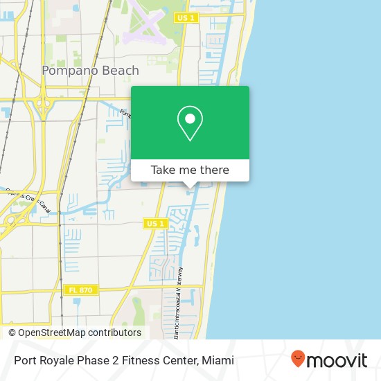 Port Royale Phase 2 Fitness Center map