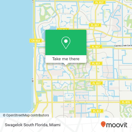 Mapa de Swagelok South Florida
