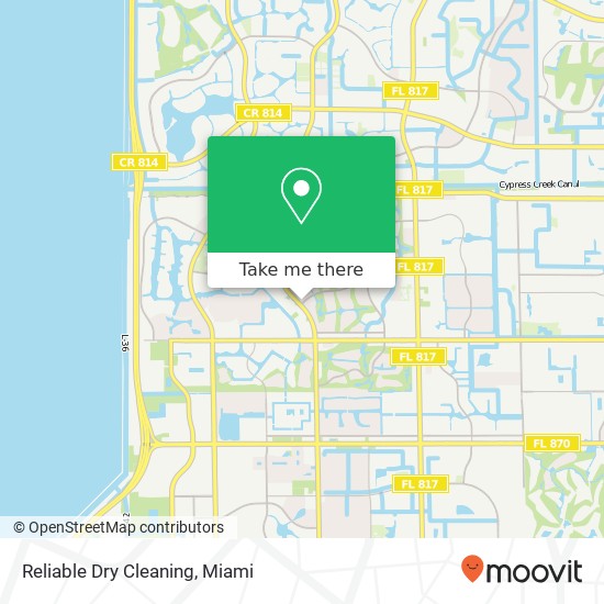 Reliable Dry Cleaning map