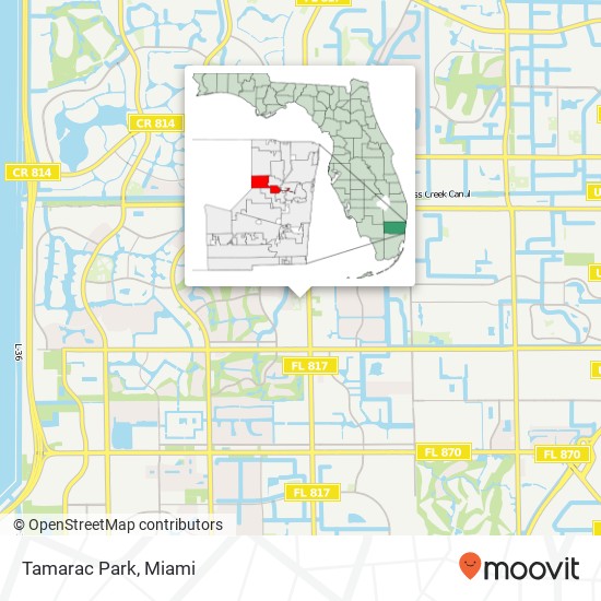 Mapa de Tamarac Park