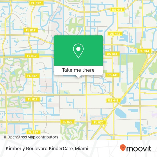 Mapa de Kimberly Boulevard KinderCare
