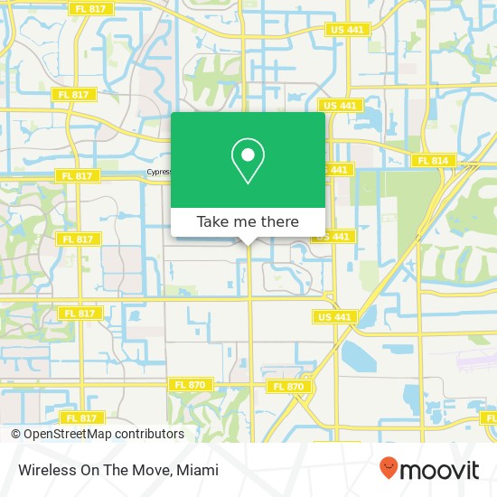 Wireless On The Move map