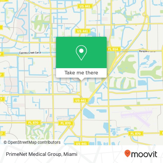 PrimeNet Medical Group map