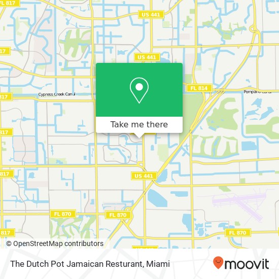 Mapa de The Dutch Pot Jamaican Resturant