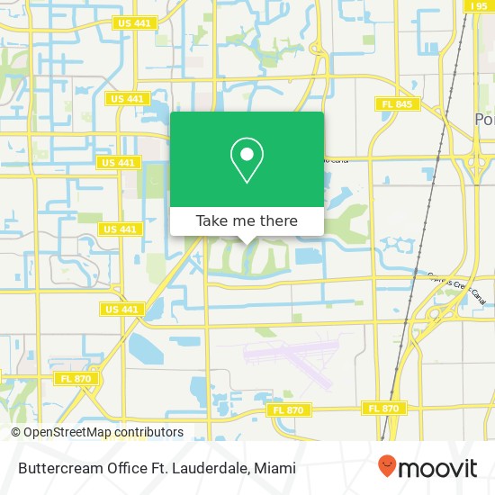 Mapa de Buttercream Office Ft. Lauderdale