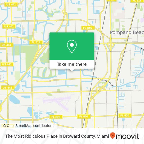Mapa de The Most Ridiculous Place in Broward County