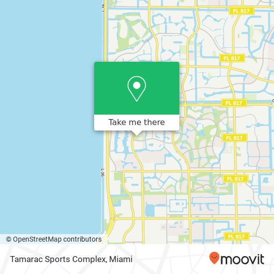 Tamarac Sports Complex map