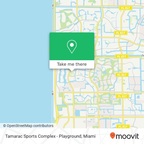 Tamarac Sports Complex - Playground map