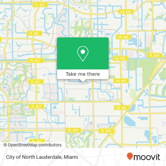 Mapa de City of North Lauderdale
