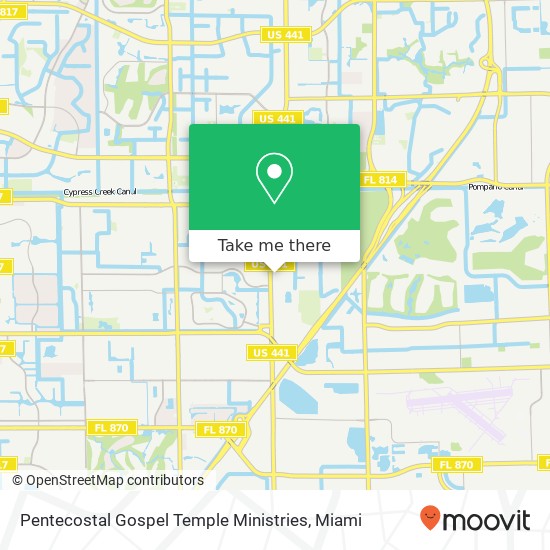 Pentecostal Gospel Temple Ministries map