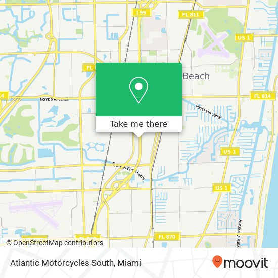 Atlantic Motorcycles South map