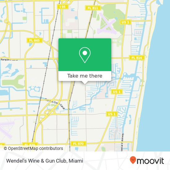 Wendel's Wine & Gun Club map