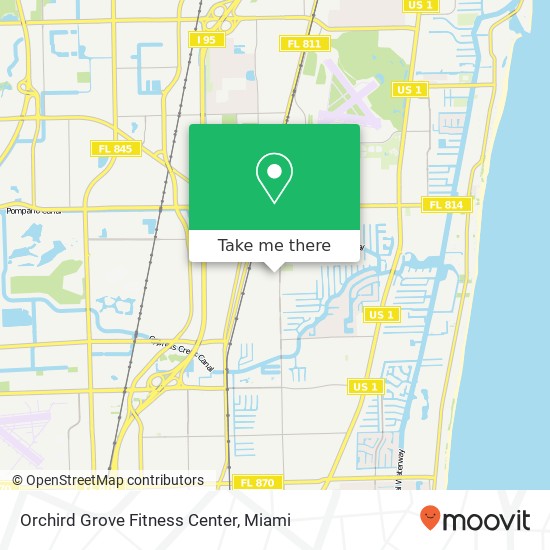 Mapa de Orchird Grove Fitness Center