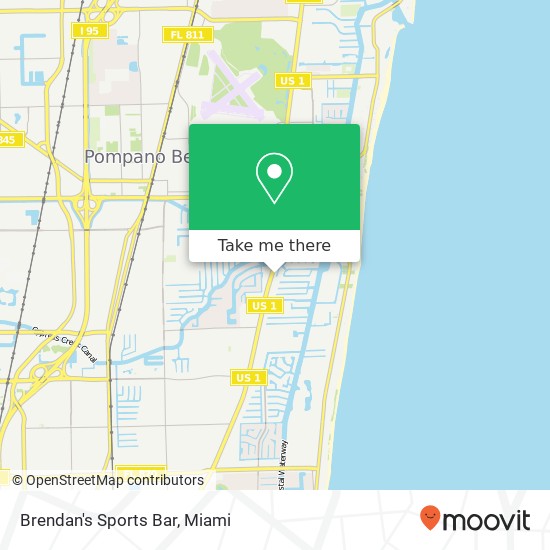 Brendan's Sports  Bar map