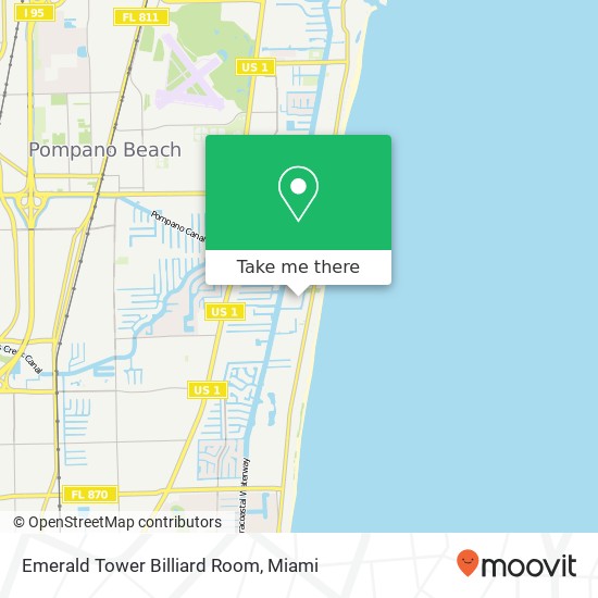 Emerald Tower Billiard Room map