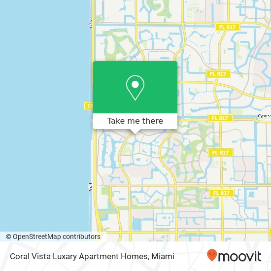 Mapa de Coral Vista Luxary Apartment Homes