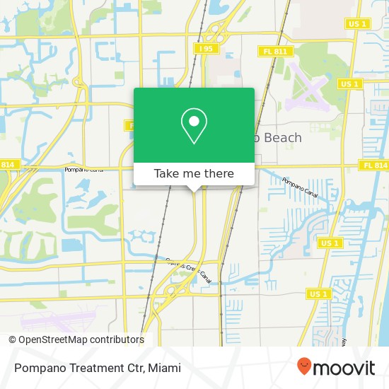 Pompano Treatment Ctr map