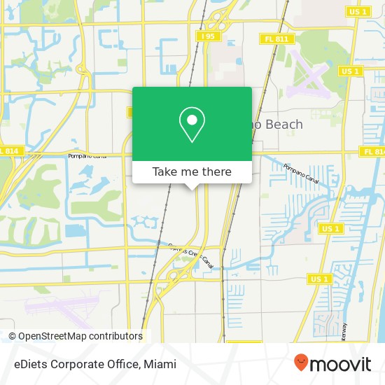 eDiets Corporate Office map