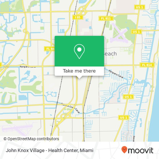 John Knox Village - Health Center map