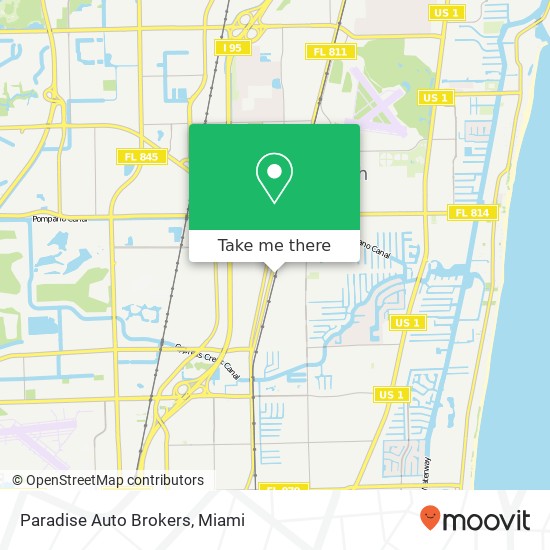 Paradise Auto Brokers map