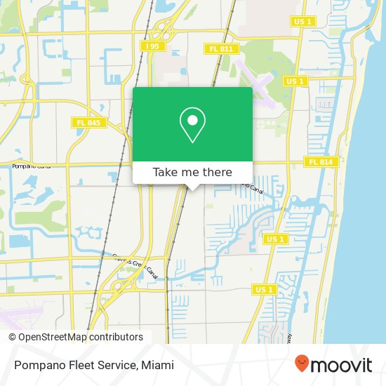 Pompano Fleet Service map