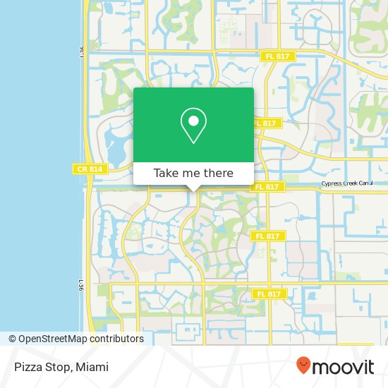 Mapa de Pizza Stop