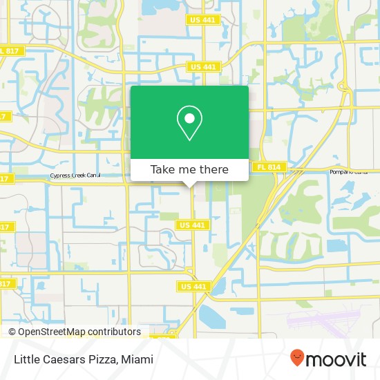 Mapa de Little Caesars Pizza