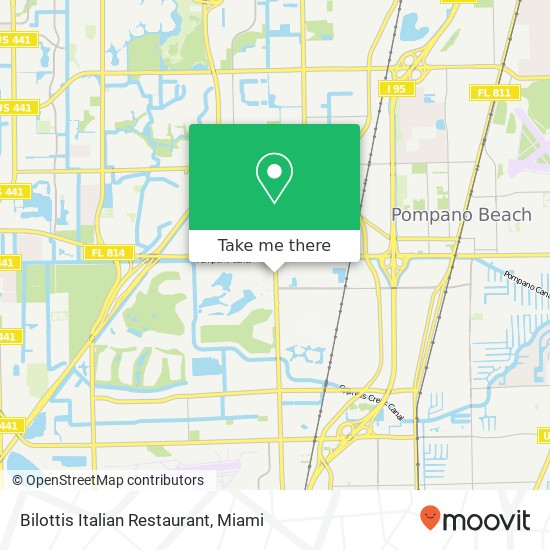 Mapa de Bilottis Italian Restaurant