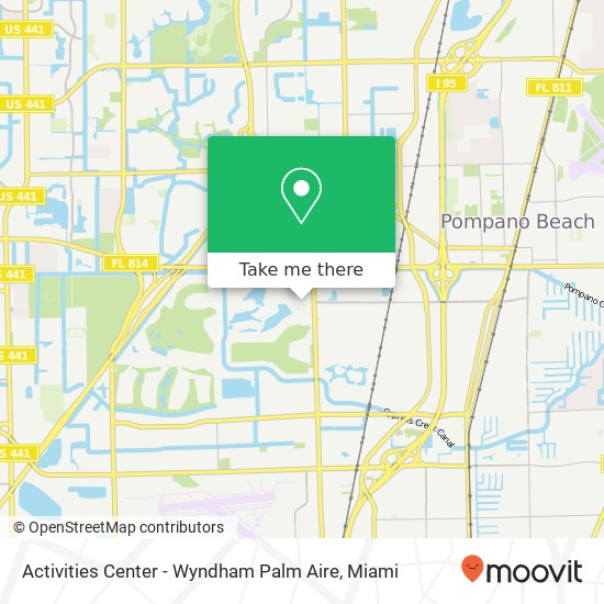 Mapa de Activities Center - Wyndham Palm Aire