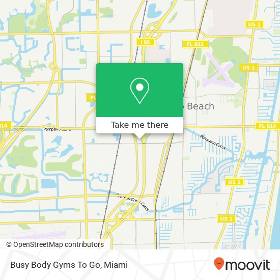 Busy Body Gyms To Go map
