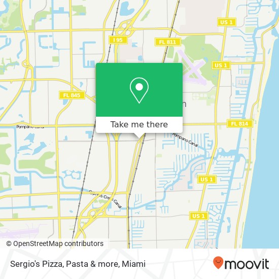 Sergio's Pizza, Pasta & more map