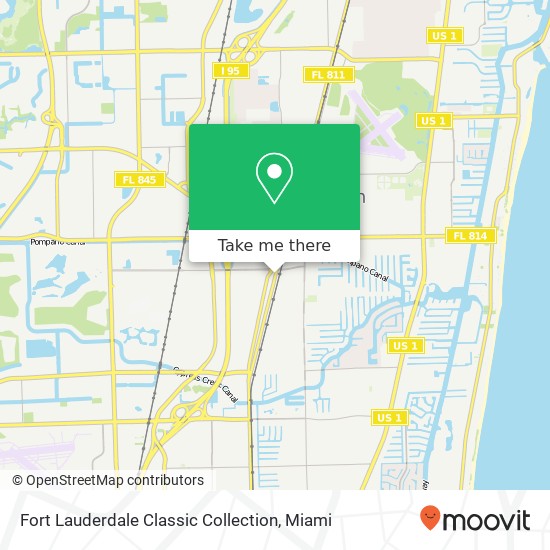 Mapa de Fort Lauderdale Classic Collection