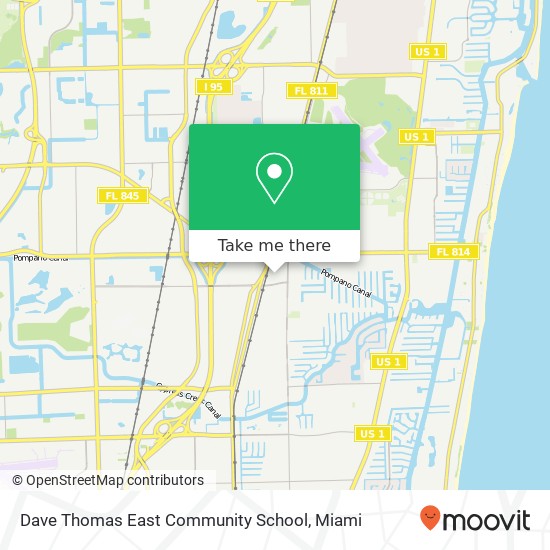 Mapa de Dave Thomas East Community School