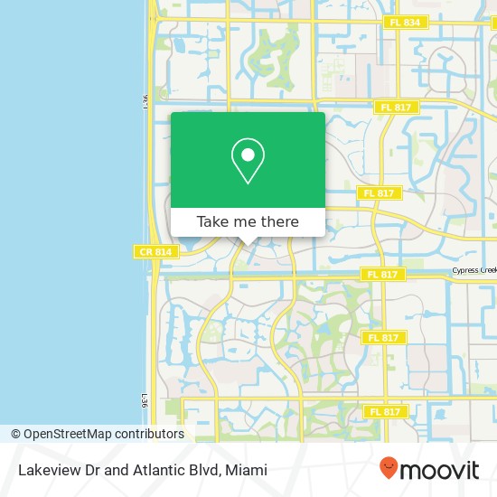 Mapa de Lakeview Dr and Atlantic Blvd