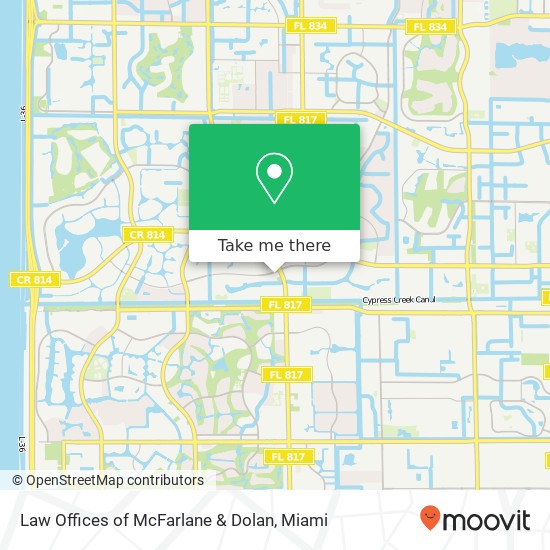 Mapa de Law Offices of McFarlane & Dolan