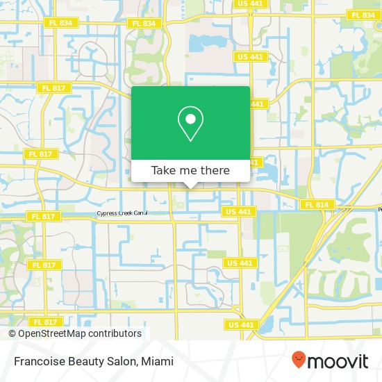 Mapa de Francoise Beauty Salon