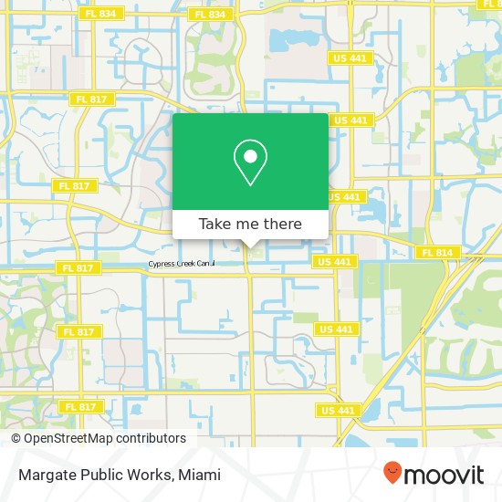 Margate Public Works map