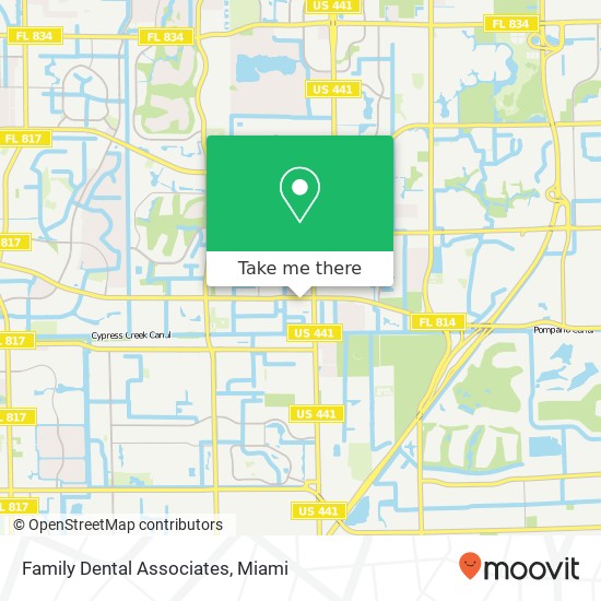 Family Dental Associates map