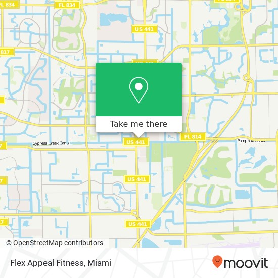 Mapa de Flex Appeal Fitness