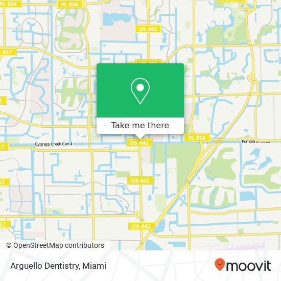 Arguello Dentistry map