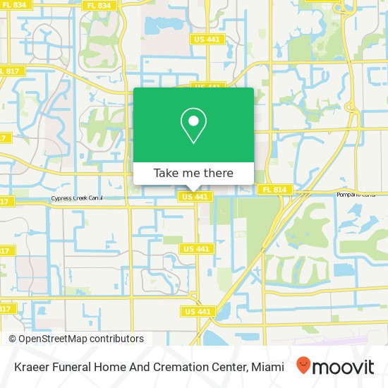 Kraeer Funeral Home And Cremation Center map