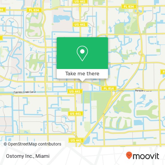 Ostomy Inc. map