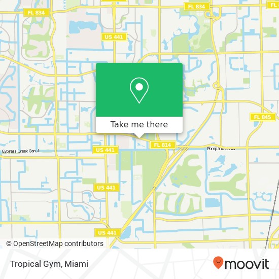 Tropical Gym map