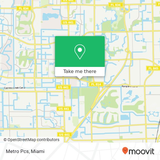 Metro Pcs map