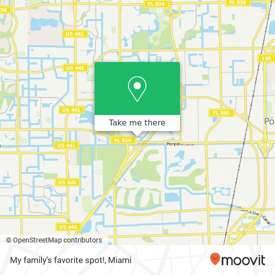 Mapa de My family's favorite spot!