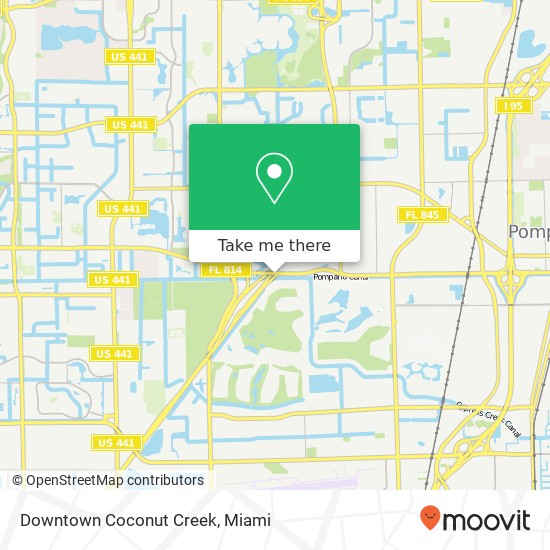 Downtown Coconut Creek map